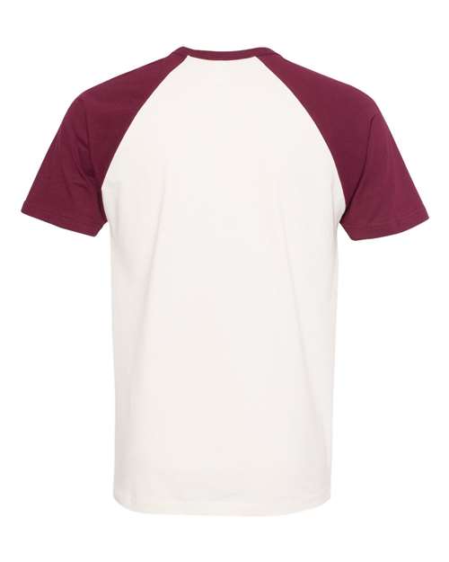Next Level 3650 Maroon/ Natural — back