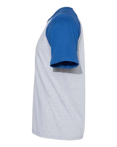 Next Level 3650 Royal/ Heather Grey — direct side
