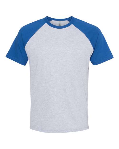 Next Level 3650 Royal/ Heather Grey — front