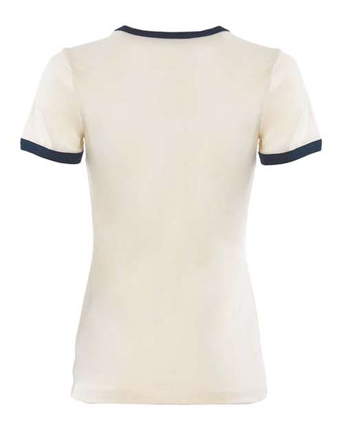 Next Level 3904 Natural/ Midnight Navy — back