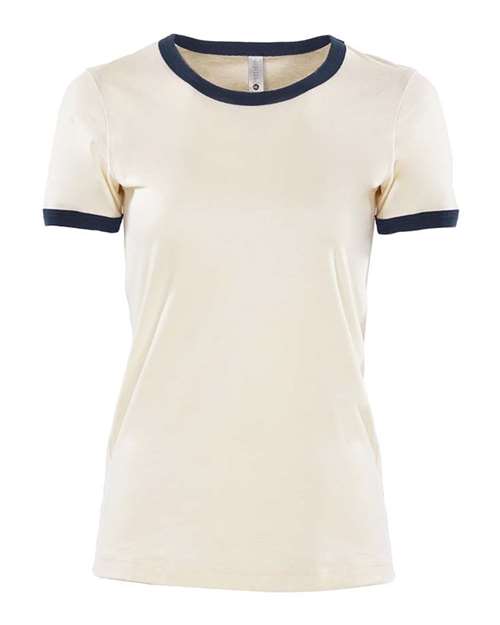 Next Level 3904 Natural/ Midnight Navy — front