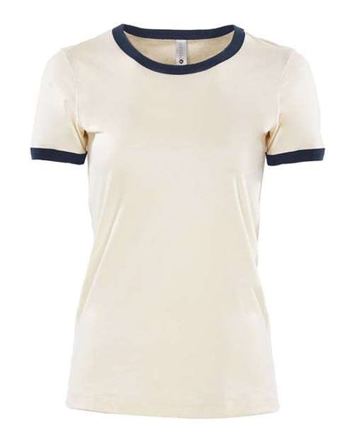 Next Level 3904 Natural/ Midnight Navy — front