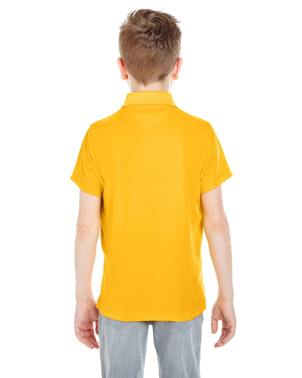 Youth Cool & Dry Mesh Piqué Polo - Gold