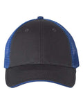 Valucap S102 Charcoal/ Royal — front