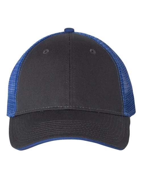Valucap S102 Charcoal/ Royal — front