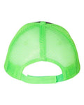 Valucap S102 Charcoal/ Neon Green — back