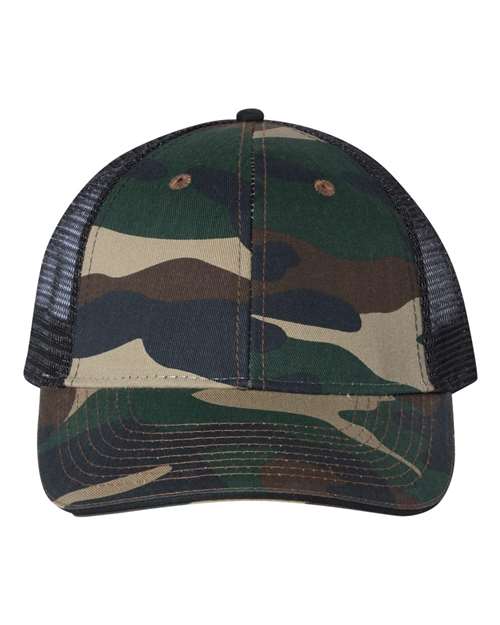 Valucap S102 Green Camo/ Black — front