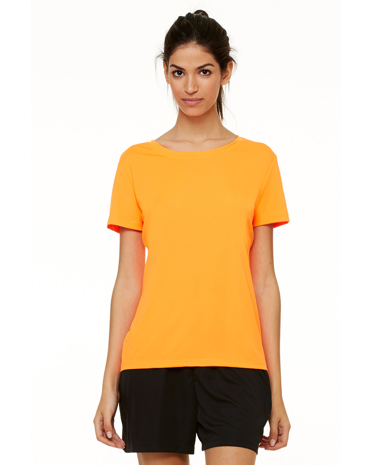 Women's Performance Short-Sleeve T-Shirt - Sport Safety Orange