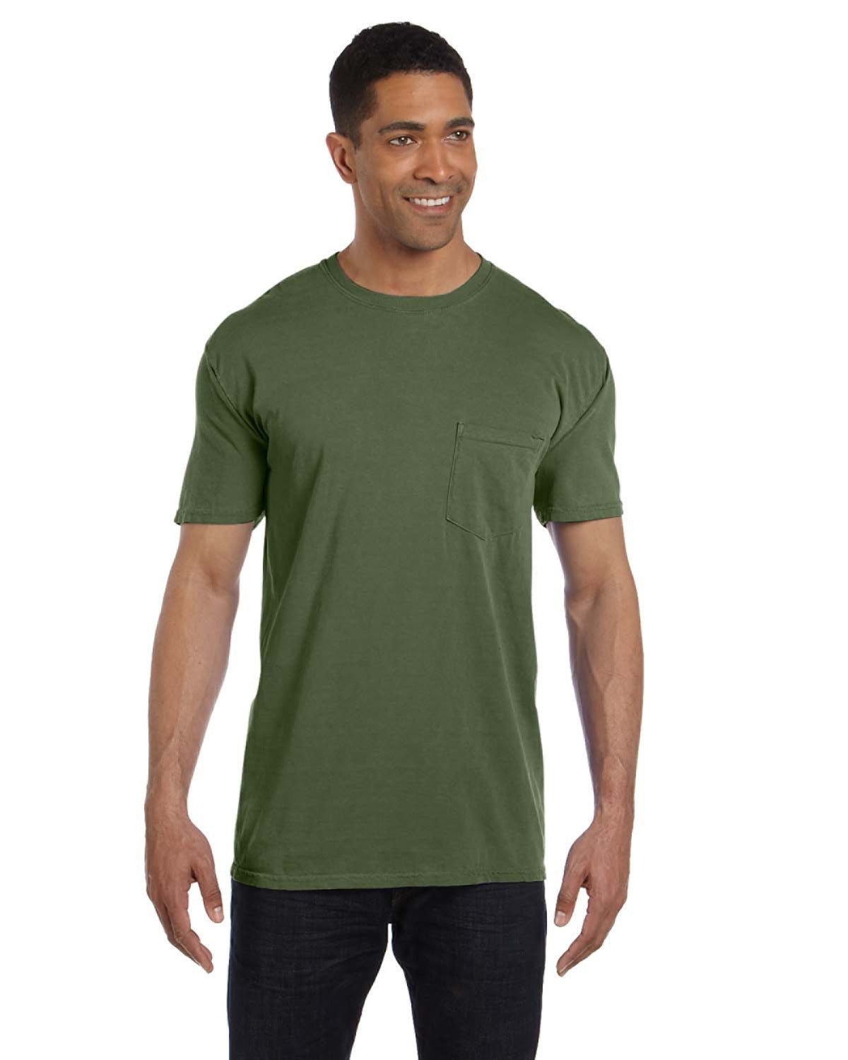 Unisex Heavyweight RS Pocket T-Shirt - Hemp