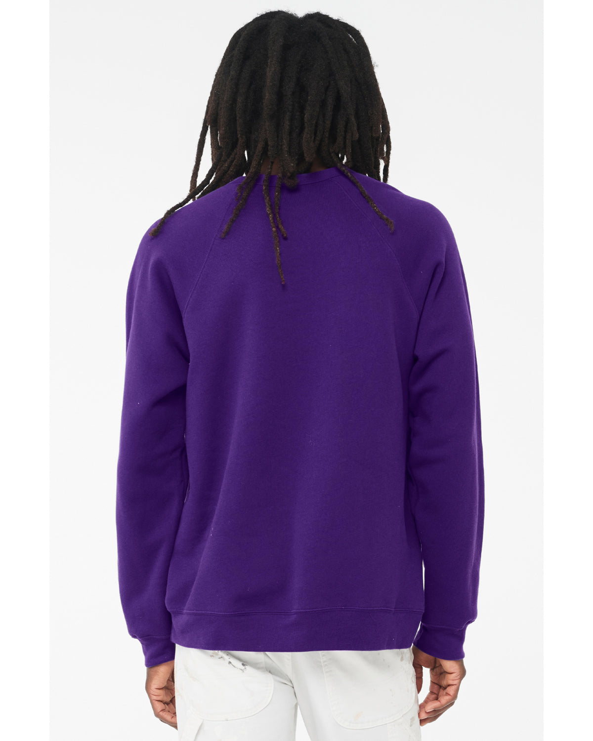 Unisex Sponge Fleece Raglan Sweatshirt - Team Purple
