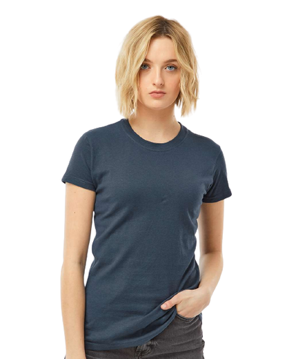 Women's Slim Fit Fine Jersey Tee - Indigo