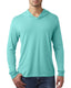 Next Level N6021 - Unisex Triblend Long-Sleeve Hoodie - Tahiti Blue