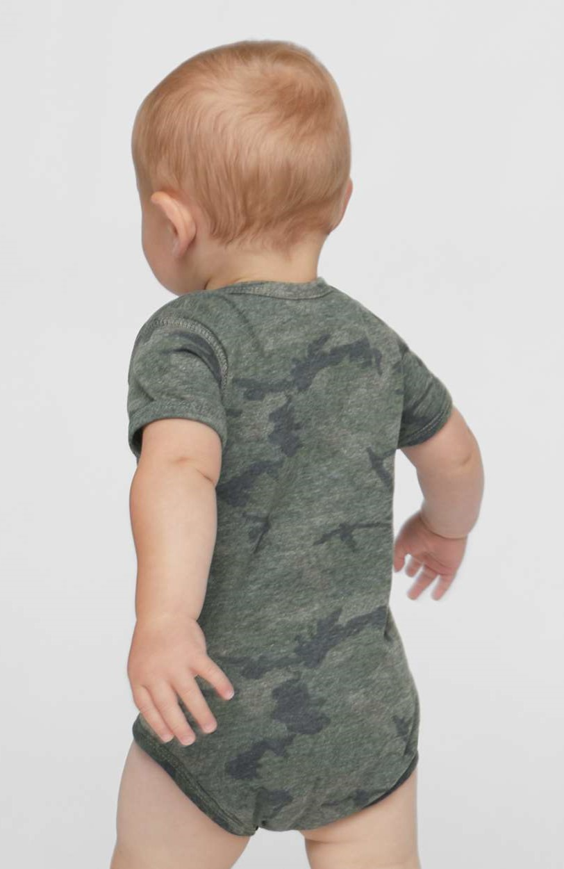 Infant Fine Jersey Bodysuit - Vintage Camo