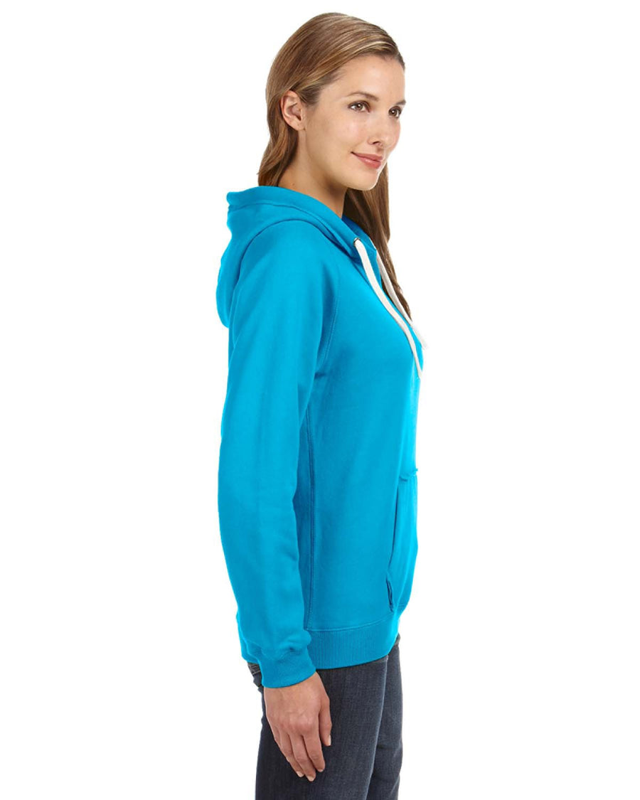 Women's Sydney Brushed V-Neck Hoodie - Turqberry