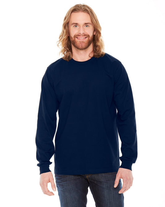 Unisex Fine Jersey Long-Sleeve T-Shirt - Navy