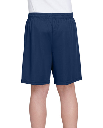 Youth Cooling Performance Polyester Short - Navy