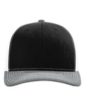 Richardson 112 Black/ White/ Heather Grey — front