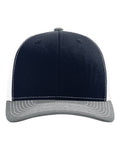 Richardson 112 Navy/ White/ Heather Grey — front