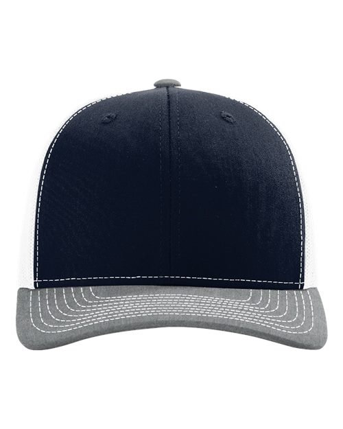 Richardson 112 Navy/ White/ Heather Grey — front