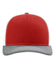 Red / White / Heather Gray