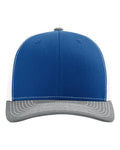 Richardson 112 Royal/ White/ Heather Grey — front