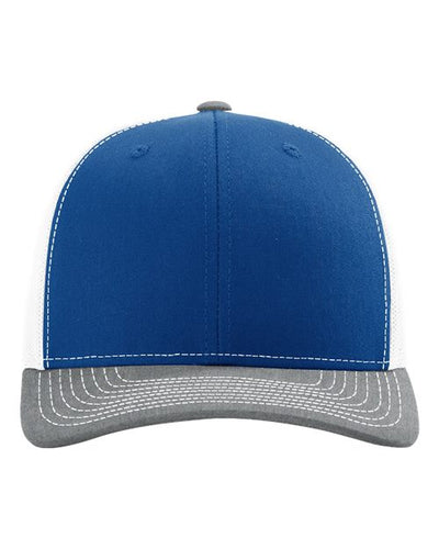 Richardson 112 Royal/ White/ Heather Grey — front
