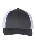 Richardson 115 Charcoal/ White — front