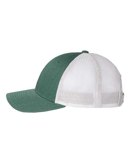 Richardson 115 Heather Dark Green/ Silver — direct side