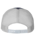 Richardson 115 Heather Navy/ Light Grey — back