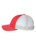 Richardson 115 Heather Red/ Light Grey — direct side