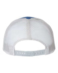 Richardson 115 Heather Royal/ Light Grey — back