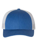 Richardson 115 Heather Royal/ Light Grey — front
