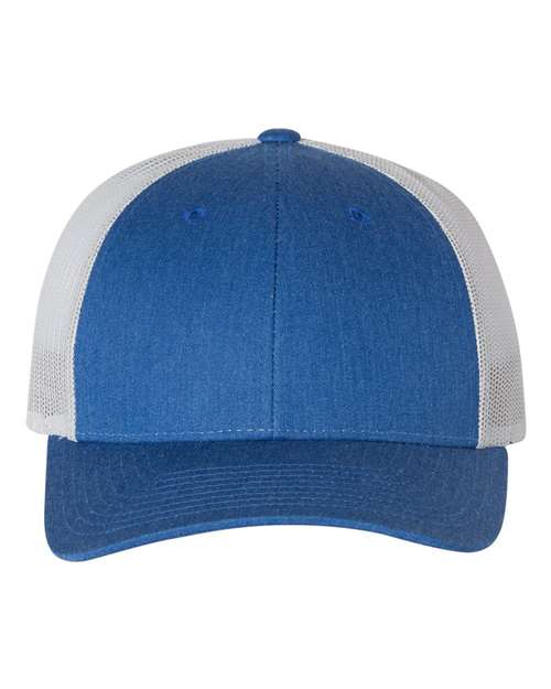 Richardson 115 Heather Royal/ Light Grey — front
