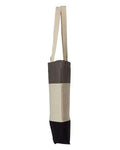 Q-Tees Q125900 Black/ Natural/ Light Grey — direct side