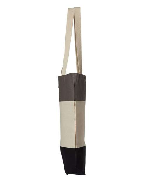 Q-Tees Q125900 Black/ Natural/ Light Grey — direct side