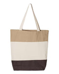 Q-Tees Q125900 Chocolate/ Natural/ Khaki — back