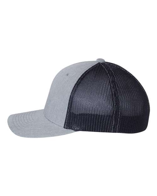 Richardson 110 Heather Grey/ Navy — direct side
