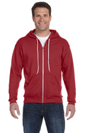 Unisex Full-Zip Hooded Fleece - Independence Red