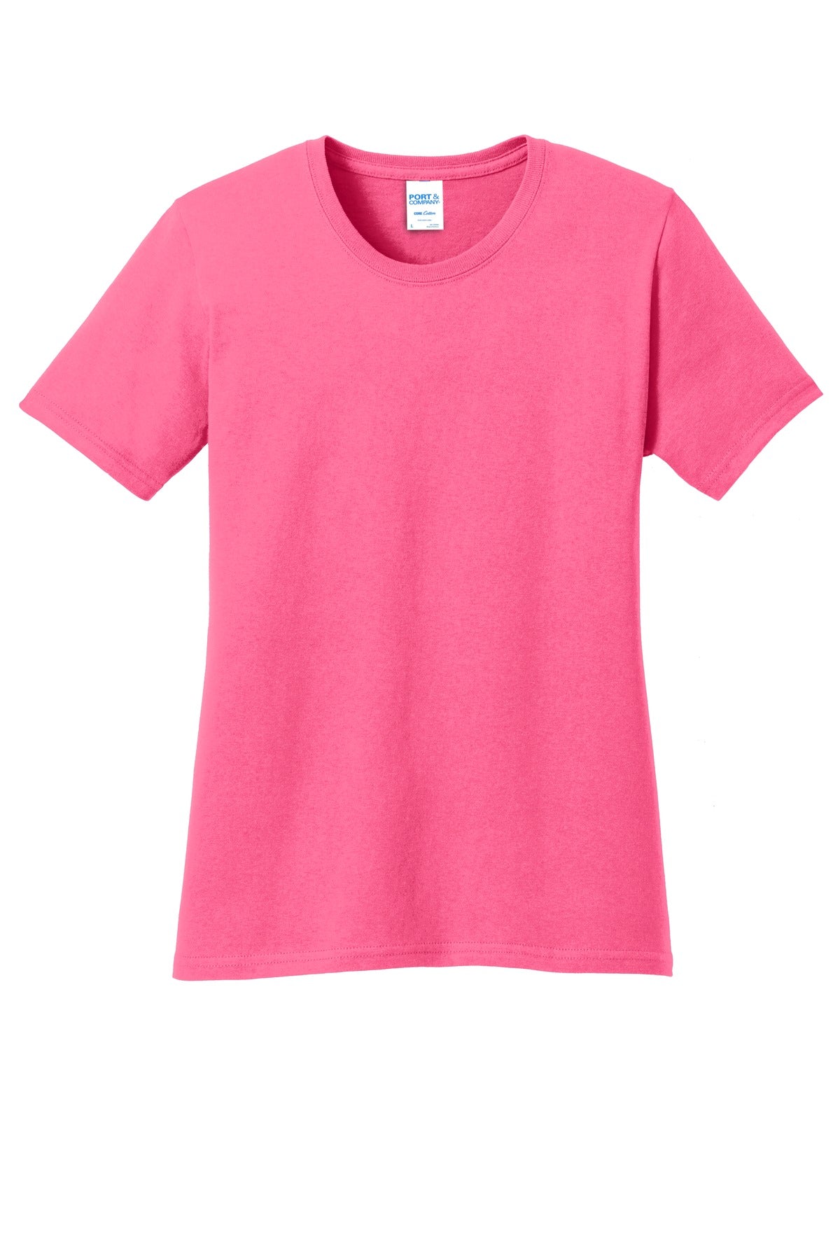 Women's Core Cotton Tee - Neon Pink