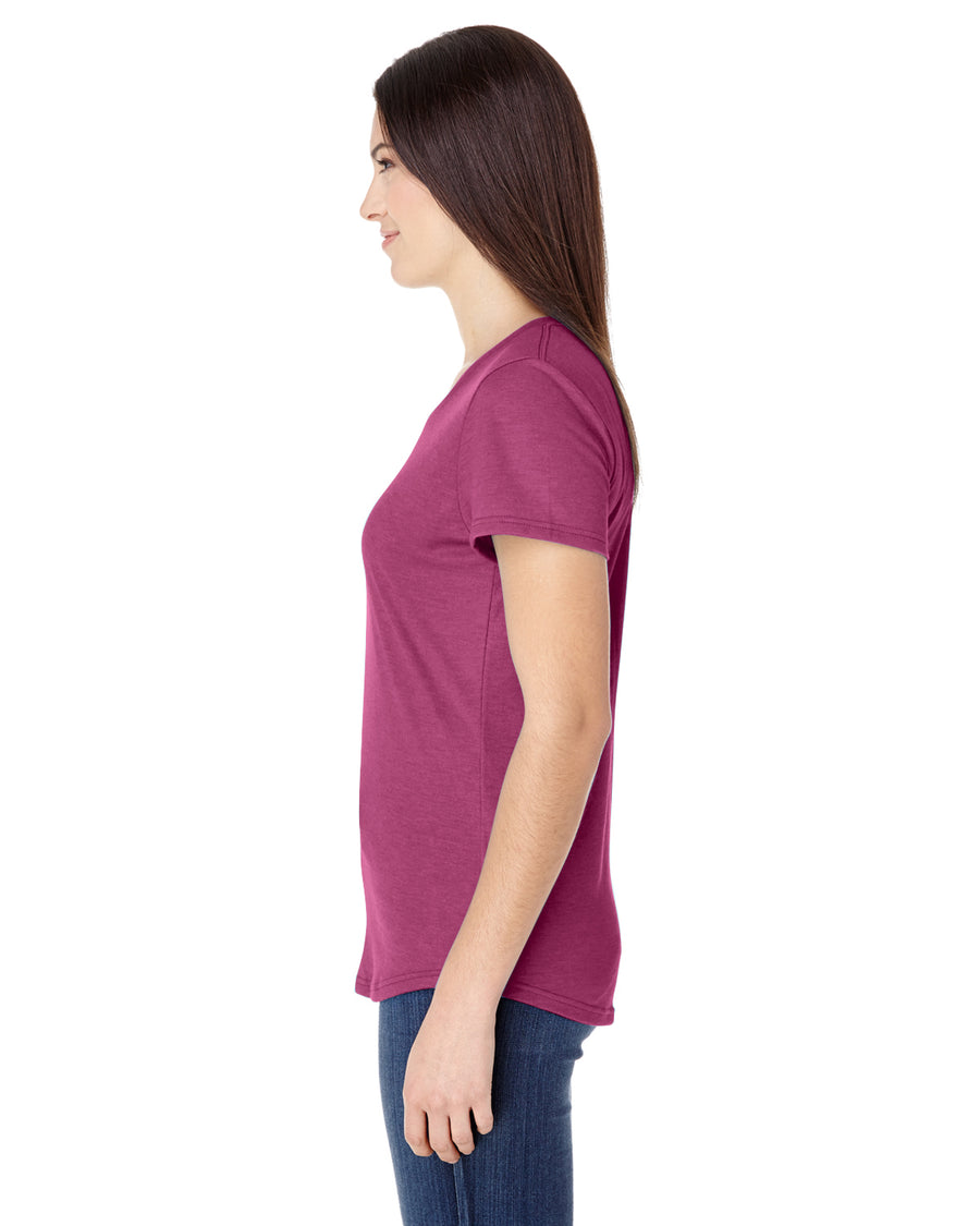 Women's Triblend T-Shirt - Heather Raspberry