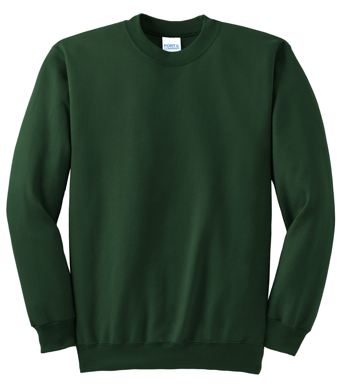Unisex Tall Essential Fleece Crewneck Sweatshirt - Dark Green