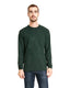 Next Level 6411 - Unisex Sueded Long-Sleeve Crew - Heather Forest Green