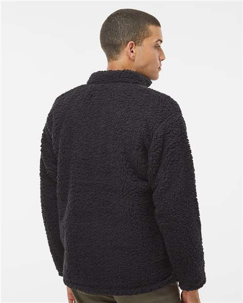 J. America 8454 Black — on model back