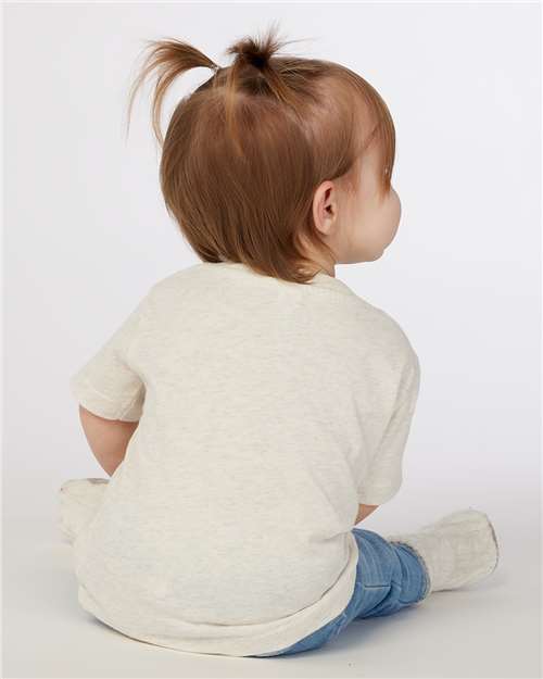 Rabbit Skins 3322 Natural Heather — on model back