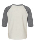 Rabbit Skins 3330 Natural Heather/ Granite Heather — back