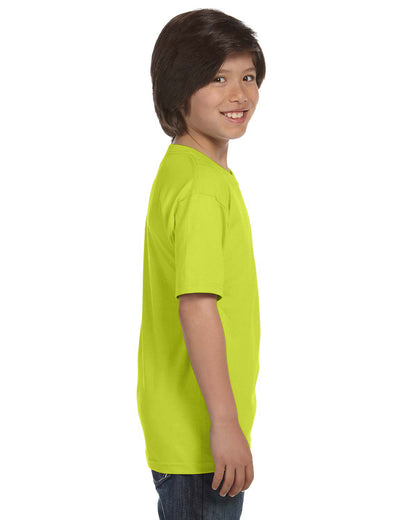 Youth 50/50 T-Shirt - Safety Green