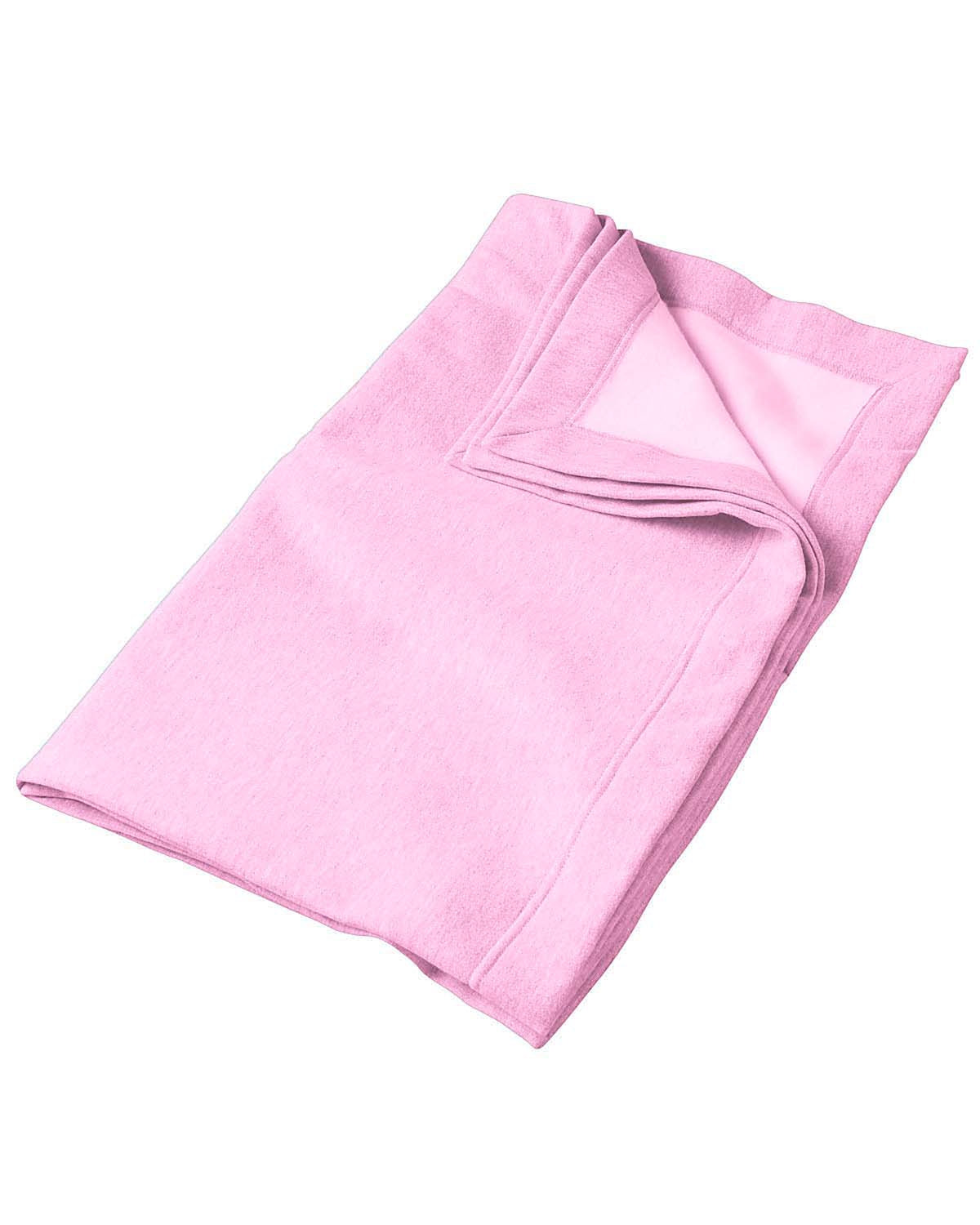 DryBlend® 9 oz. Fleece Stadium Blanket - Light Pink