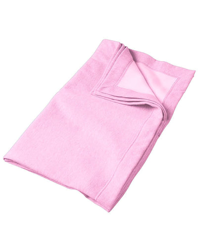 DryBlend® 9 oz. Fleece Stadium Blanket - Light Pink