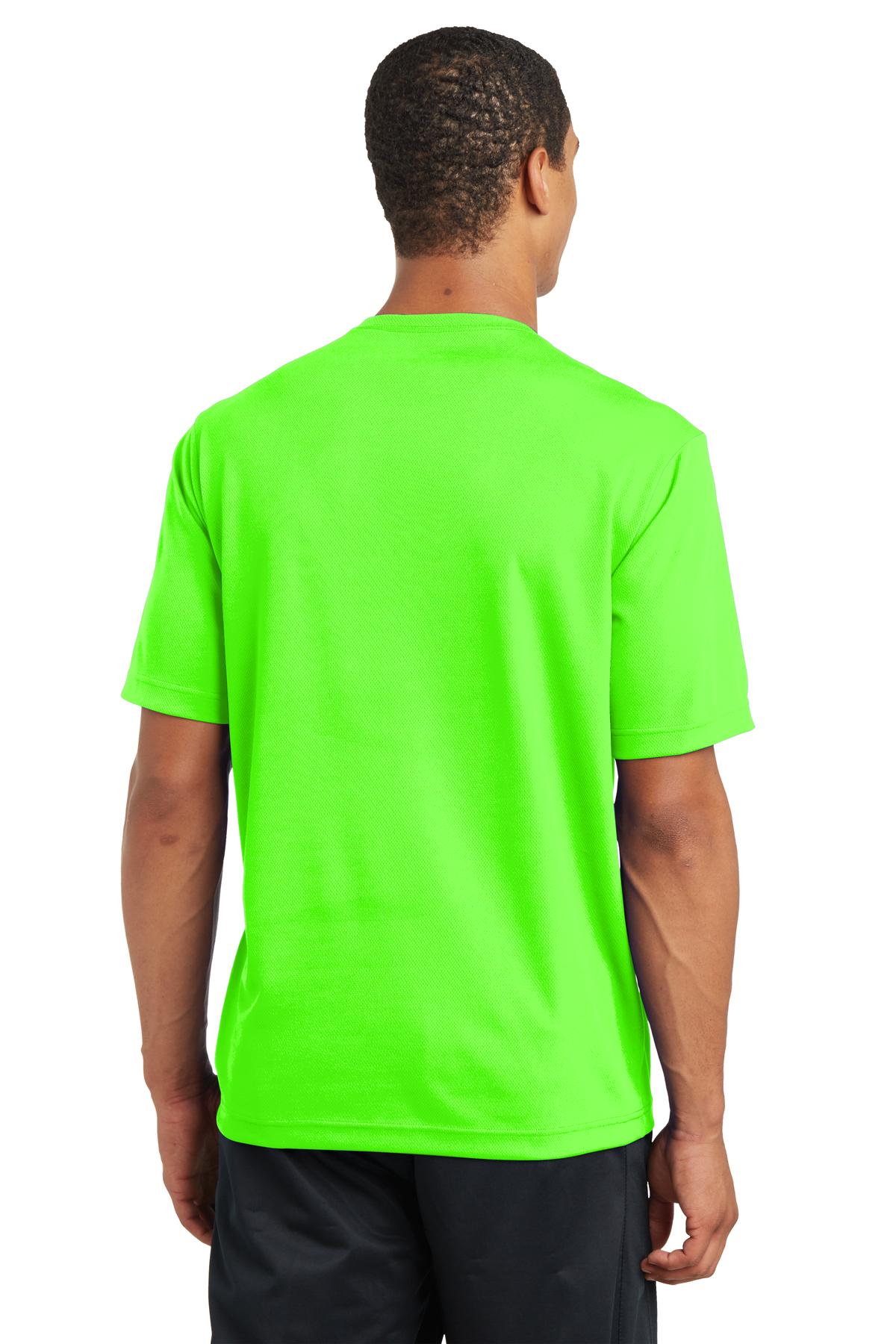 Unisex PosiCharge RacerMesh Tee - Neon Green