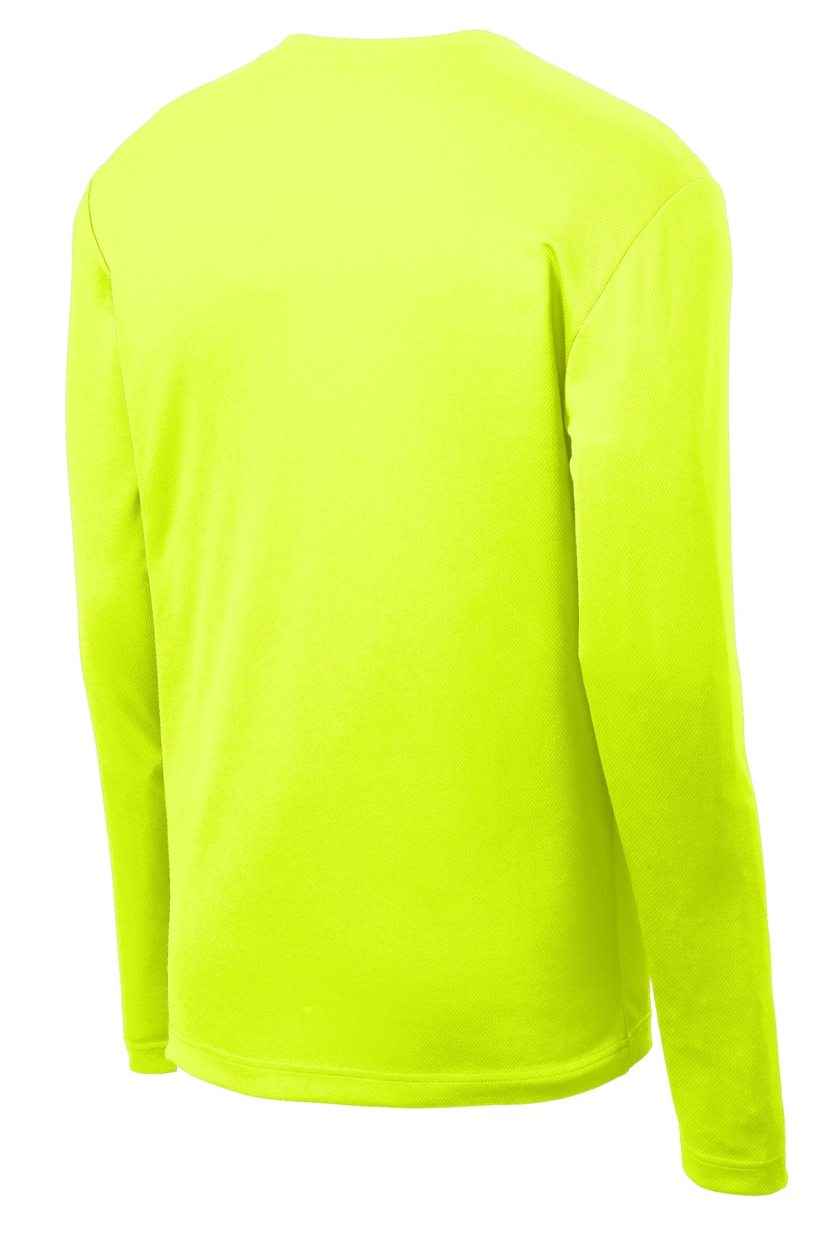 Unisex PosiCharge RacerMesh Long Sleeve Tee - Neon Yellow